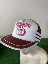 huckleberry finn’s Vintage trucker hat cap SnapBack logo patch mesh back