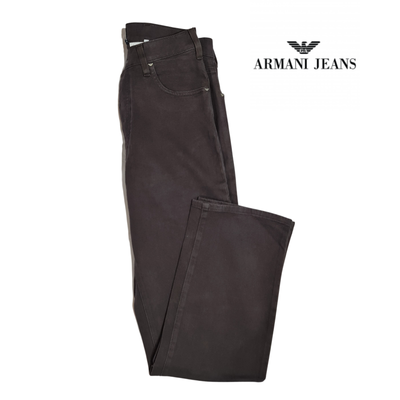 AJ Armani Jeans Men's Comfort Fit Brown 