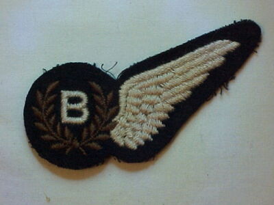 ORIG'L & VG+ RAF Bomb Aimer Wing Never Sewn On Uniform SALE PRICED!