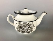 A c.1820 bat-printed miniature pearlware teapot. Possibly North-east England.