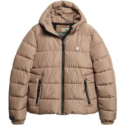 Superdry Mens Sports Puff Puffer Jacket Outerwear Heavyweight