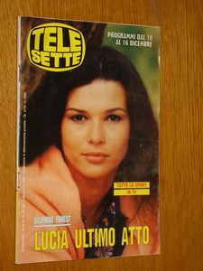 Telesette 1989 50 Delphine Forest Carlo Massarini Enzo Cerusico Krista Tesreau Ebay