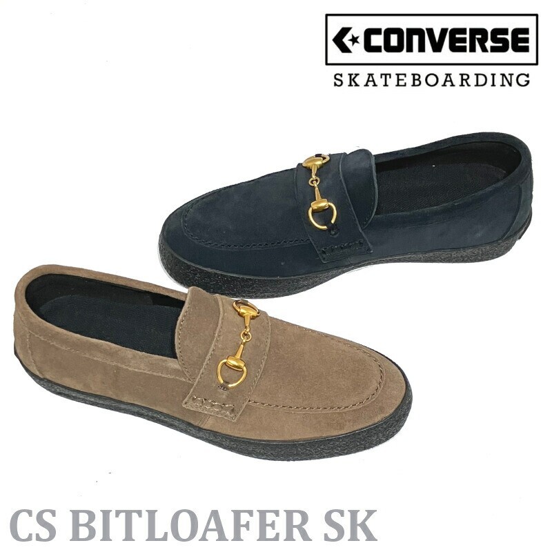 Converse CS Bitloafer SK Suede Black Brown Men's US 6.5-10.5-image