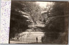 Matthiesen State Park Near Utica IL Starved Rock c1907 UDB Vintage Postcard C47