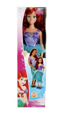 Disney Princess Ariel My Size Doll 38'' Life Size Little Mermaid 2015 Sirenita