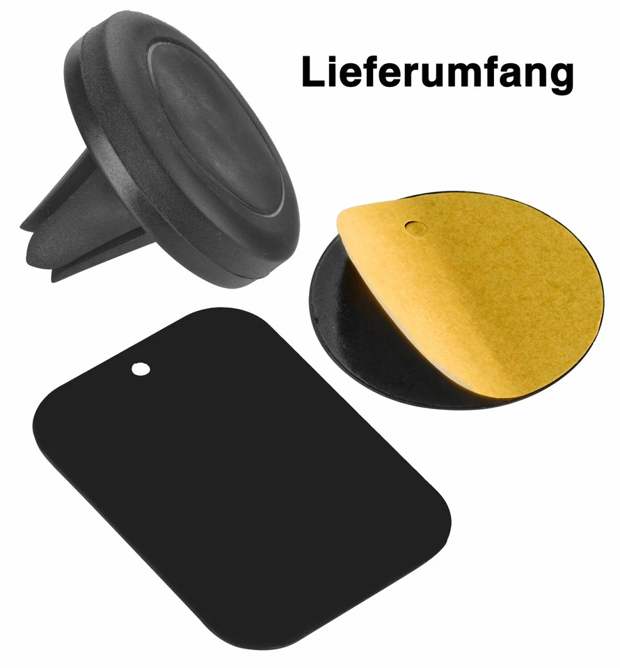 Auto KFZ Magnethalterung Lüftung f Google Pixel 6 Halter Lüfter Magnet - Bild 2 von 4