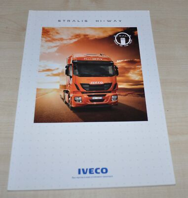 Iveco Stralis Hi-Way Range Truck Brochure Prospekt RU