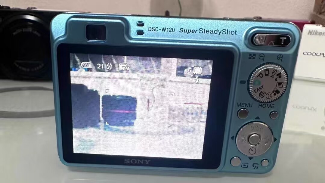 Sony Cybershot DSC-W120 7.2MP CCD Vintage Digital Camera