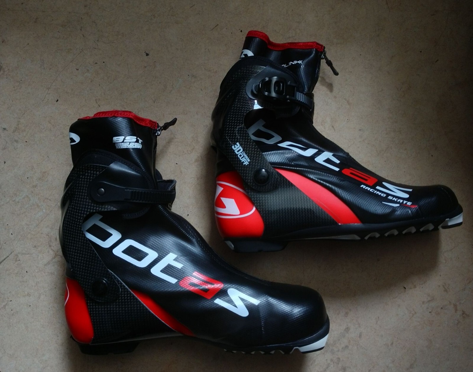 Scarponi da sci di fondo Botas Skate 42 42 5 27 5 cm carbonio NNN scarpe da sci di fondo Salomon