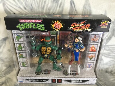 Teenage Mutant Ninja Turtles Vs. Street Fighter 2 Pack  Michelangelo vs Chun-Li