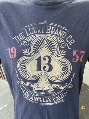 Men's LUCKY BRAND Graphic No.13 Spade Los Angeles Calif. Tee, Size