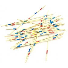 B&G Holz Mikado Spiel in Holzbox mit 31 Stäbchen