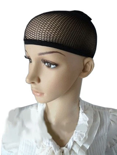 OSEMY Perückenkappen schwarz Caps Mesh elastisch Haar 3 Stück schwarz Mesh Perig Cap Netz - Bild 4 von 5