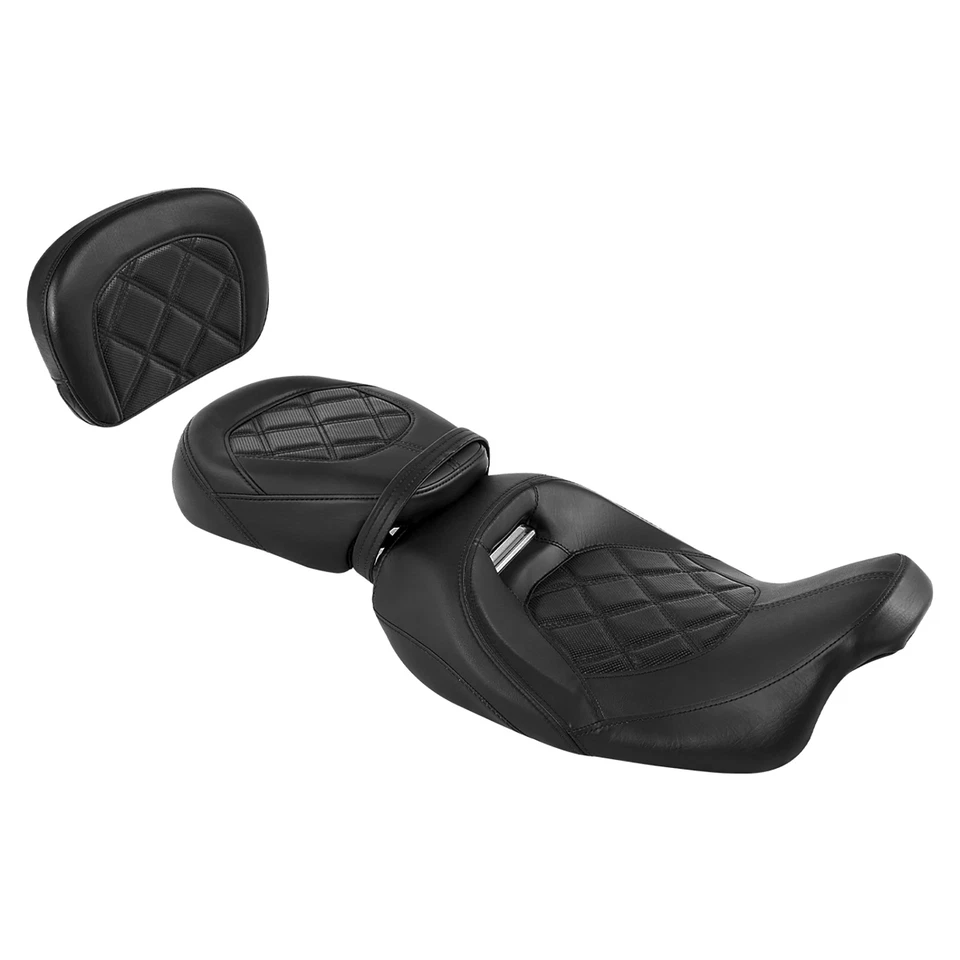 Водительское пассажирское сиденье и спинка подушечка подходят для Harley Electra Street Glide 2009-23 - Изображение 4 из 4