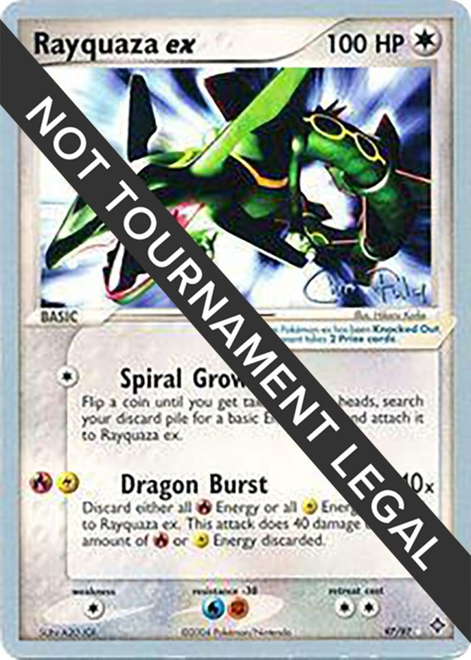 Rayquaza ex 97/097 World Championship Decks for sale | eBay