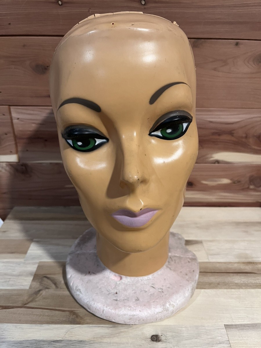 1960s psychedelic, mod bright print, vmannequin head, seamed canvas wig stand. 71ECBpcjmKL._AC_UF350,  main image 4