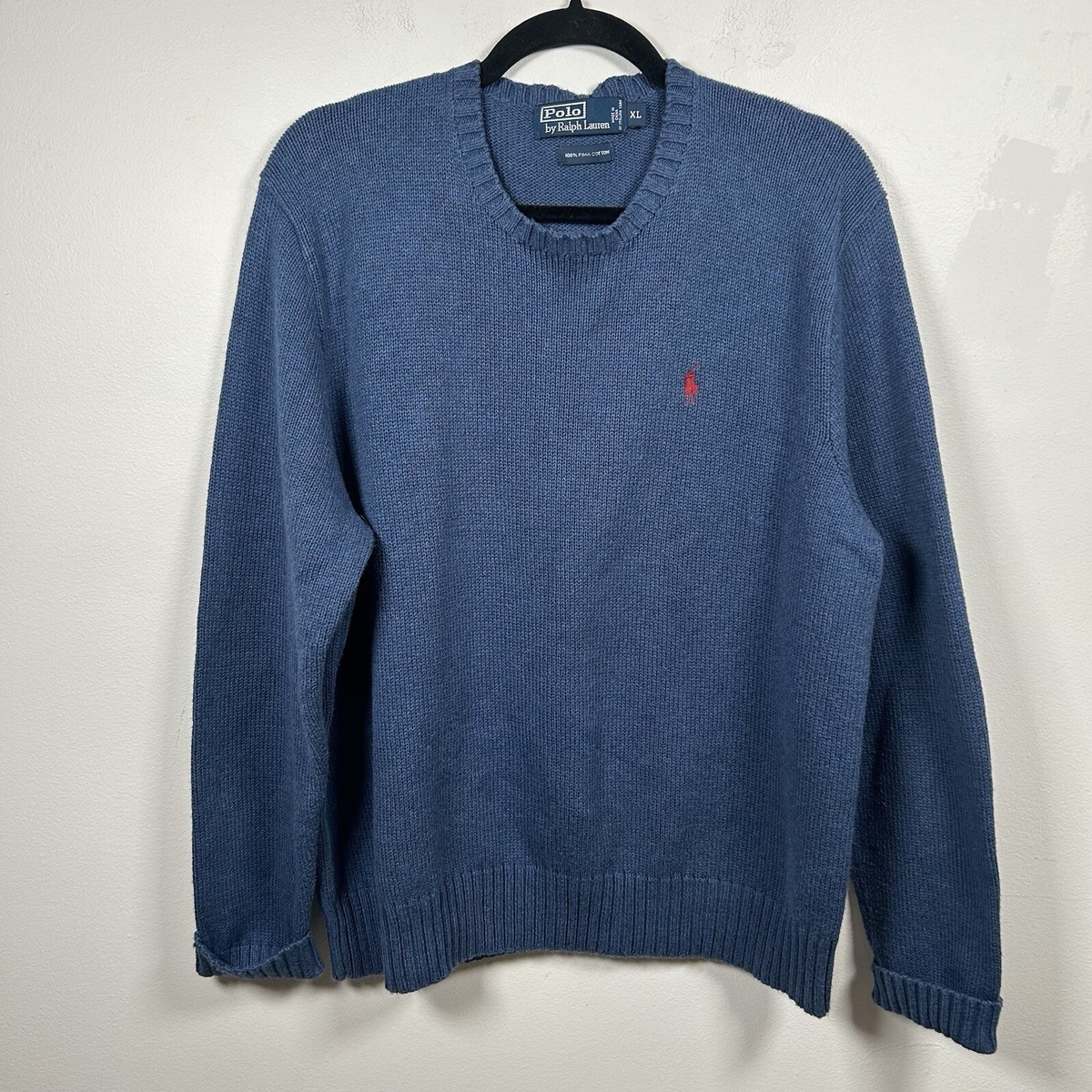 Ralph Lauren Polo Sweater Knit 100% Pima Cotton Vintage Ralph Lauren Polo Sweater Knit 100% Pima Cotton Vintage