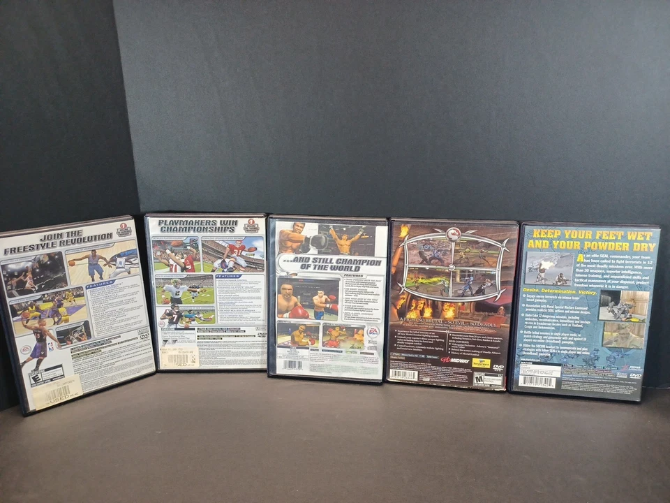 Lot Of 5 Playstatuon 2 Games See Pictures For Condition READ DESCRIPTION - Image 2 of 4