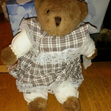 7" Fancy Stuffed Bear Grandma Mother's Day Gift