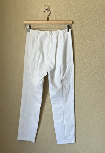 Rag & bone white snap front cropped pants - Picture 5 of 9