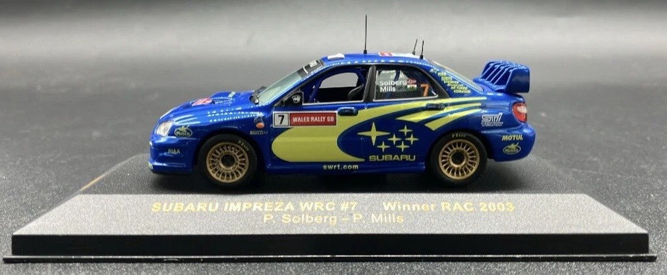 Ixo 1/43 Subaru Impreza WRC #11 Winner RAC 2003 Solberg #7 #RAM130 Foto 2 de 4