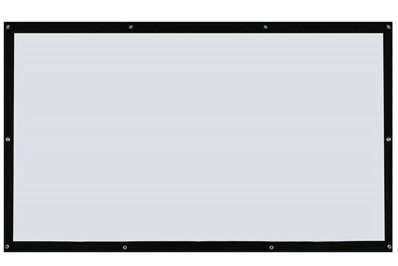 200-300 Inches Wall Mount Outdoor Movie Projector Projection Screen Curtain Film - Image 2 of 4