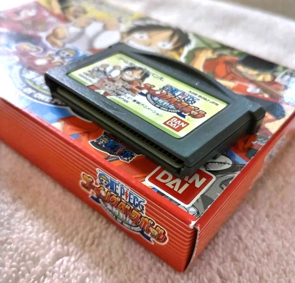 GBA One Piece Going Baseball GameBoy Advance Japan CIB Complete Box by Bandai - Image 3 of 4