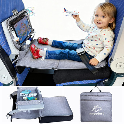 Toddler Airplane Bed for Toddler with Tray Cover Can Turn into Bag, Toddler Airp
