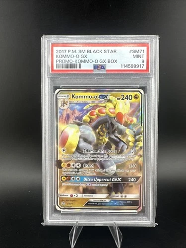 Lucario & Melmetal GX SM192 Sun & Moon Promos Black Star PSA 9 Mint English