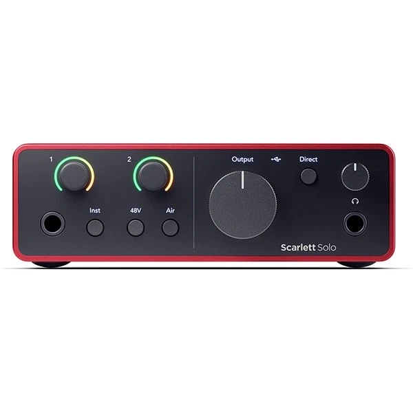 FOCUSRITE USB Audio Interface 2 in/2/out Scarlett Solo 4th Gen gen4 - Image 3 of 4