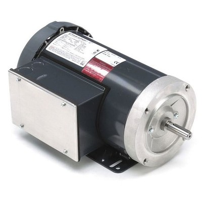 Leeson 056B34f5328 Capacitor-Start/Run General Purpose Motor, 3 Hp, 56Hc Frame,