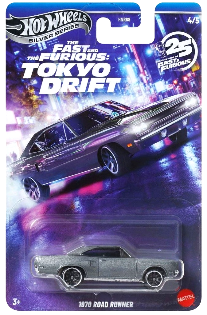 Hot Wheels Fast & Furious Tokyo Drift 4/5 - 1970 Plymouth Road Runner - BNIP