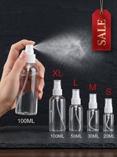 5Pcs Mini Plastic Spray Bottle Fine Mist Spray Bottle Refillable Forcosmetic