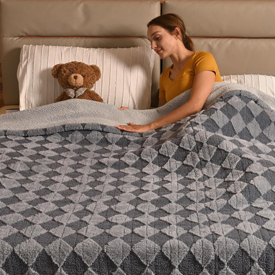 Cozy Electric Blanket Full Size, 10 Heat Levels, Gray Teddy Faux Fur, Machine Wa