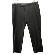 Lauren Ralph Lauren Dress Pants Mens 38x30 Black Flat Front Straight Leg