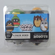 Handmade by Robots Looney Tunes Knit Series 4 Pack Minis Marvin Taz Bugs Daffy