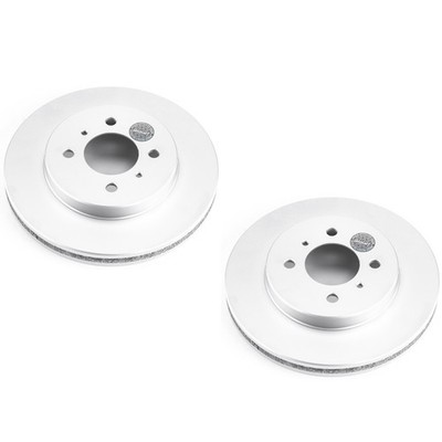SET-P15JBR779EVC-2 Powerstop 2-Wheel Set Brake Discs Front for Mitsubishi Lancer