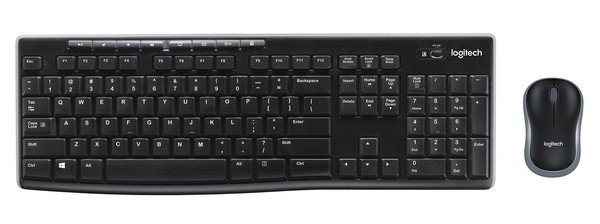 Logitech MK270 Wireless Keyboard And Mouse Combo For Windows, Qwerty Pan Nordic-image