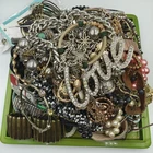 Costume Jewelry Mix Lot 5+ Lb. Vintage To Modern As Is #342