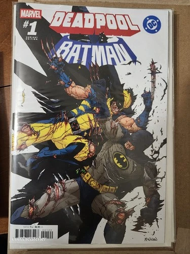 Deadpool Batman #1 1:25 McNiven Variant (DC Marvel 2025) Wolverine NM