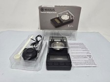 MAXUS MG-DT50-001-BK Digital Milligram Scale 50g x 0.001g Tested Used