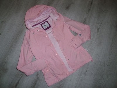 STRANGE Jacke Parka Übergang zu Shirt Jeans Hose Damen Rosa Punkte Dots Gr. S 36