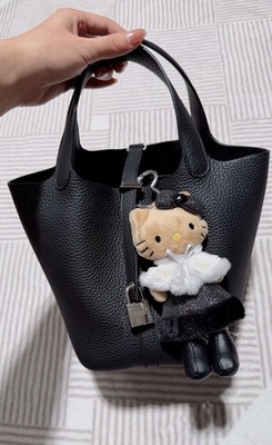 Hello Kitty Plüsch Schlüsselanhänger Sanrio Puppen Kleid Schleife Kawaii