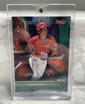 Topps Bowman's Best Circuitry Lava Refractor Eli Willits Nationals C-23 /50 2025