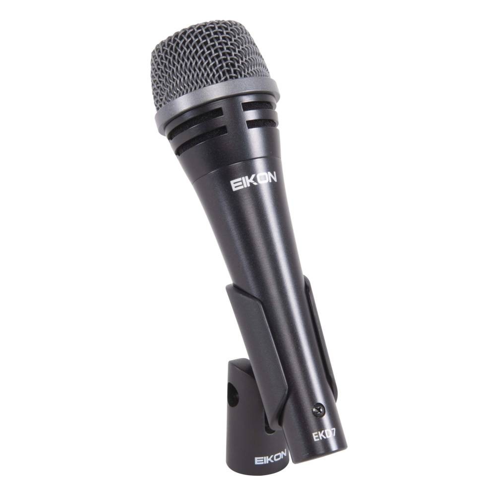 Proel EIKON EKD7 Microfono Pro dinamico cablato x live senza inter. On/Off, Nero