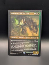 MTG - Meren of Clan Nel Toth - FOIL ETCHED - Legendary Creature - CMM #584 -Rare