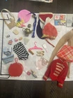 Vintage 1960/1970s Barbie Japan - Accessories LOT - Hose, Purses, Belts, Shoes+