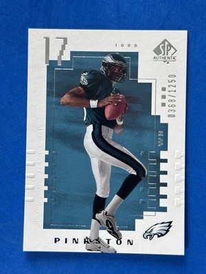 2000 SP Authentic #144 Todd Pinkston Philadelphia Eagles #/1250