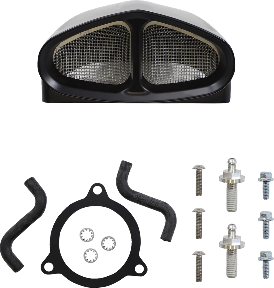 Kit de admisión de aire COBRA 606-0100B-SB PowrFlo - negro 08-09 Road Glide EFI FLTR Foto 2 de 2