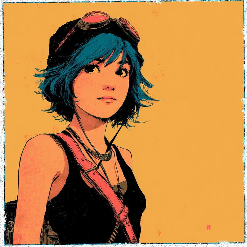 RAMONA FLOWERS Ltd. Ed. Signed & Numbered Art Print #3 of 30 ONI PRESS